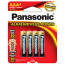 Panasonic 1.5V AAA Alkaline Plus Power Batteries (4-Pack)