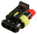 TE CONNECTIVITY - AMP 282087-1 Automotive Connector Housing, SUPERSEAL 1.5, Plug, 3 Ways, Superseal 1.5 Series Connectors