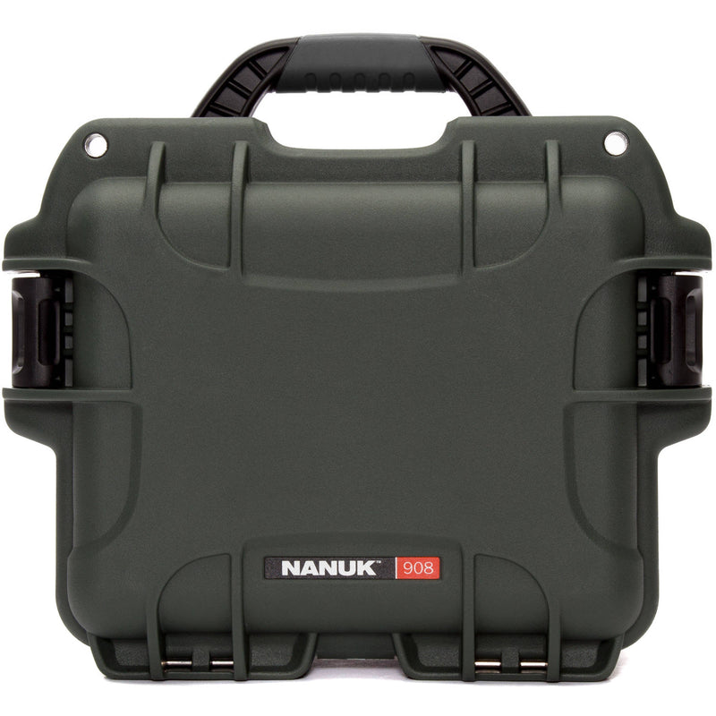 Nanuk 908 Hard Utility Case without Insert (Olive)