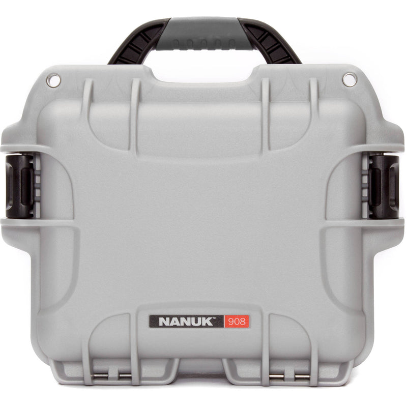 Nanuk 908 Hard Utility Case without Insert (Silver)