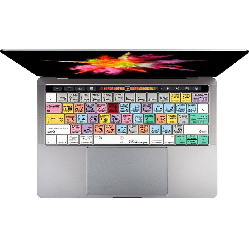 Logickeyboard Adobe Photoshop CC Keyboard Cover for 13.3 & 15.4" MacBook Pro (2016 and Later)