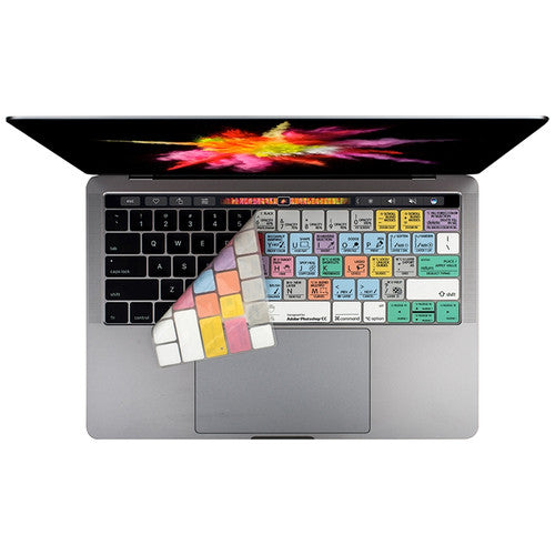 Logickeyboard Adobe Photoshop CC Keyboard Cover for 13.3 & 15.4" MacBook Pro (2016 and Later)