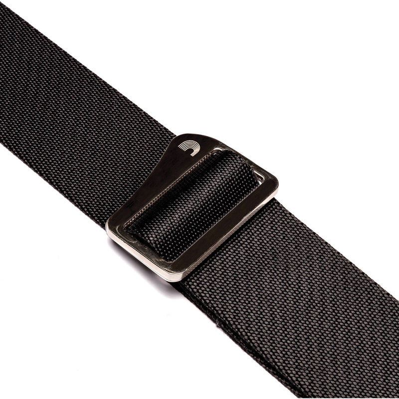 D'Addario 2" Premium Woven Strap (34-57", Black)