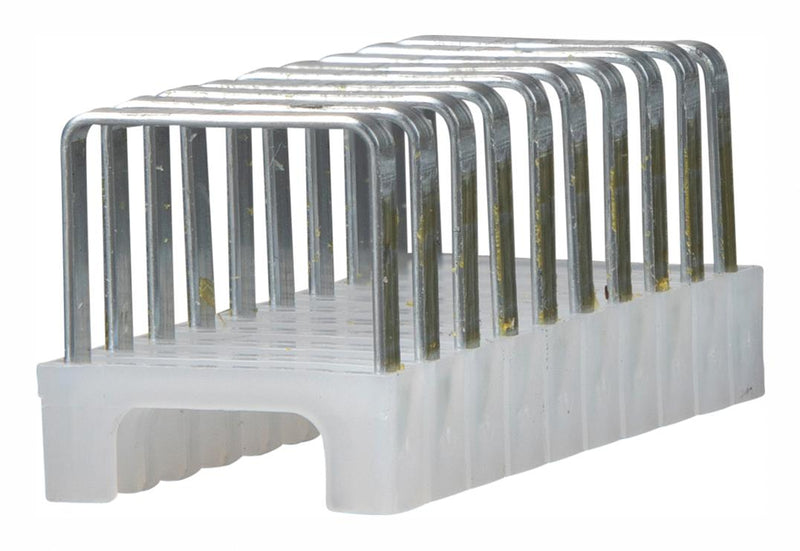 KLEIN TOOLS 450-004 Insulated Cable Staple, Insulated, 12mm Bore Diameter, 22mm Leg Length, Steel/Plastic