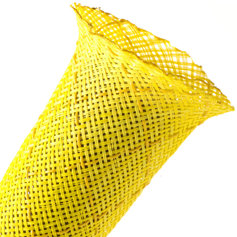 Techflex Flexo Non-Skid Cable Sleeving (1.25" Diameter, 25' Length, Neon Yellow)