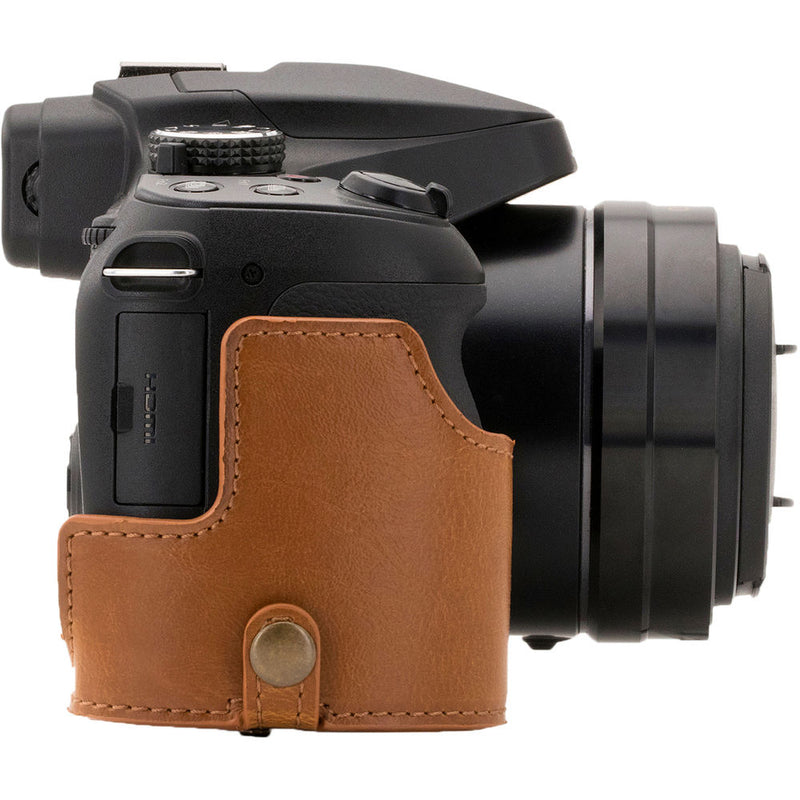 MegaGear Ever Ready Case for Lumix DS-FZ80/FZ82 (Light Brown)