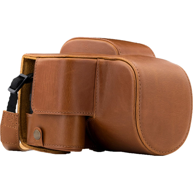 MegaGear Ever Ready Case for Lumix DS-FZ80/FZ82 (Light Brown)