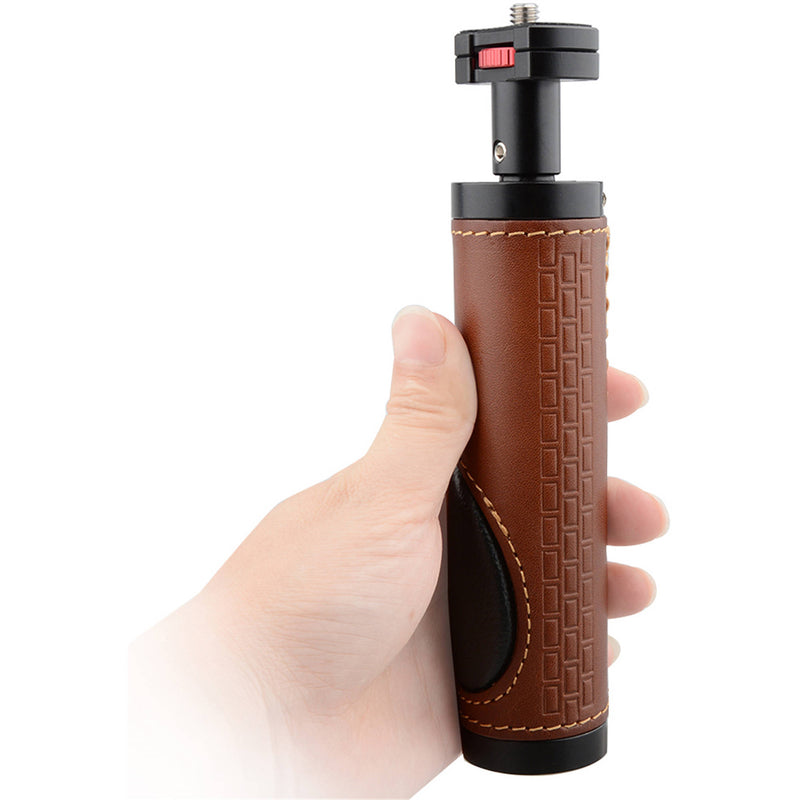 CAMVATE Leather Handgrip with 1/4"-20 Thumbscrew Mount