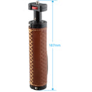 CAMVATE Leather Handgrip with 1/4"-20 Thumbscrew Mount