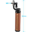CAMVATE Leather Handgrip with ARRI-Style Rosette (2-Pack, Brown)
