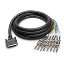Hosa Technology DTP-804 Male DB-25 to 8x Stereo Male 1/4" Phone Snake Cable- Tascam compatible- 13.2' (4.0 m)