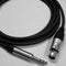 Canare Star Quad 3-Pin XLR Female to 1/4" TRS Male Cable (Black, 15')