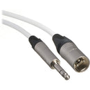 Canare Star Quad 3-Pin XLR Male to 1/4 TRS Male Cable (White, 15')