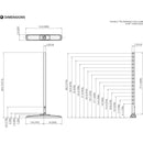 Panasonic Pedestal Stand for TH-65SF2U and TH-55SF2U Displays
