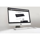 Logickeyboard Large Print ALBA Mac Pro American English Keyboard (Black on White)