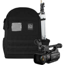 PortaBrace Backpack with Semi-Rigid Frame for Canon XF105 (Black)