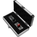 Odyssey Krom Series 7.75 x 1.5 x 3.1" Compact Utility Accessory Case (Silver Diamond)