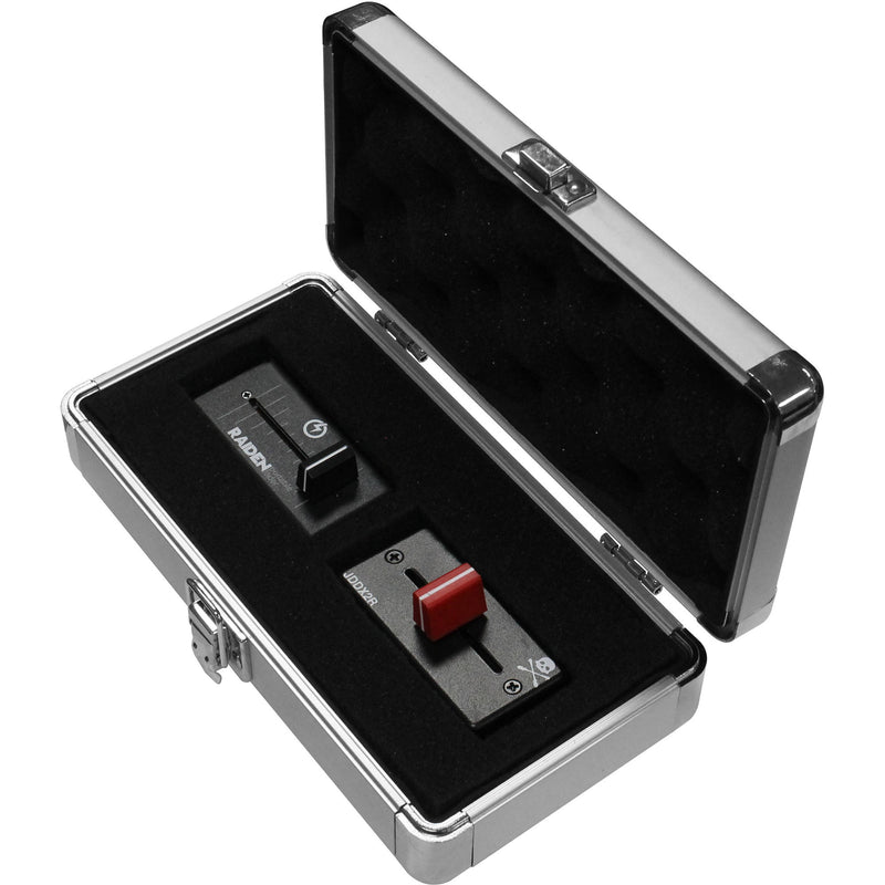 Odyssey Krom Series 7.75 x 1.5 x 3.1" Compact Utility Accessory Case (Silver Diamond)