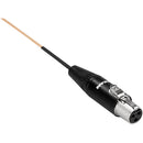 Mogan 1.2mm Replacement Microphone Cable for AKG Wireless Transmitters (Beige, 6')