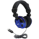 HamiltonBuhl T-PRO USB Stereo Over-Ear Headset with Noise-Canceling Microphone (USB Connector)