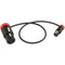 Cable Techniques CT-LPS-FX3T-12R Low-Profile LPXLR-3F to TA3F Cable (12", Red)