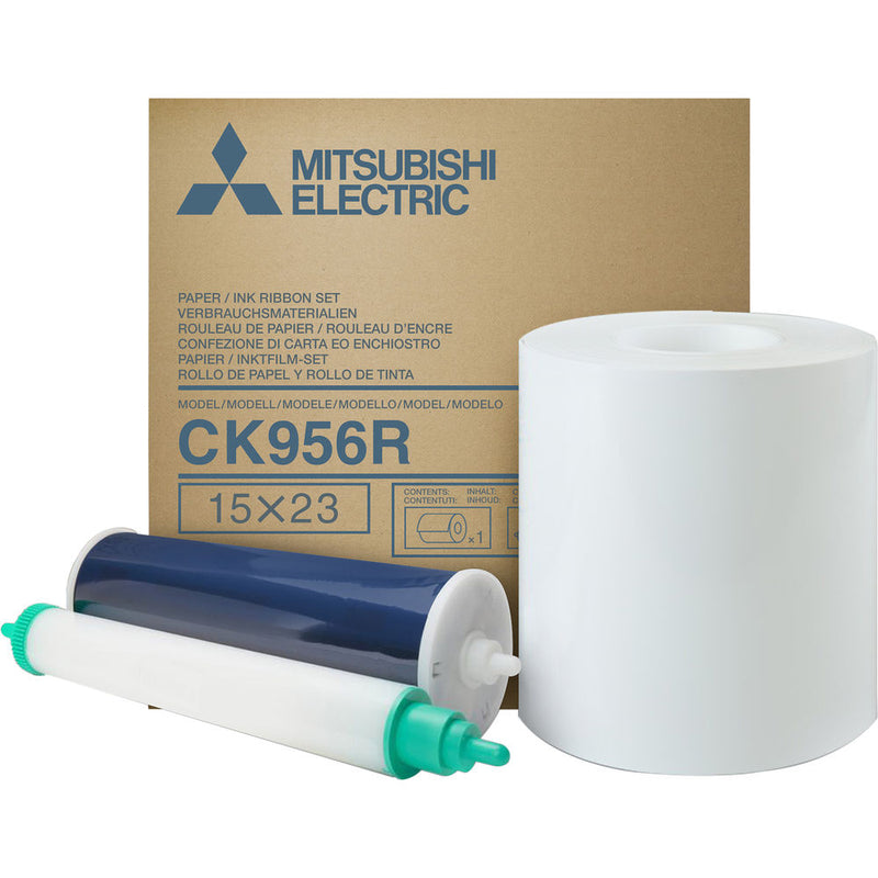 Mitsubishi 6" Paper Roll and Inksheet for CP-9550DW-U and CP-9800DW-U Printers