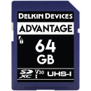 Delkin Devices 64GB Advantage UHS-I SDXC Memory Card (2-Pack)