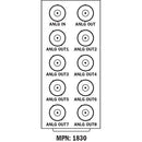 Cobalt Analog Video DA Standard-Width Rear Module for 20-Slot Frame (1 Input, 8 Outputs & 1 Loop Output)