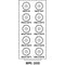 Cobalt Analog Video DA Standard-Width Rear Module for 20-Slot Frame (1 Input, 8 Outputs & 1 Loop Output)