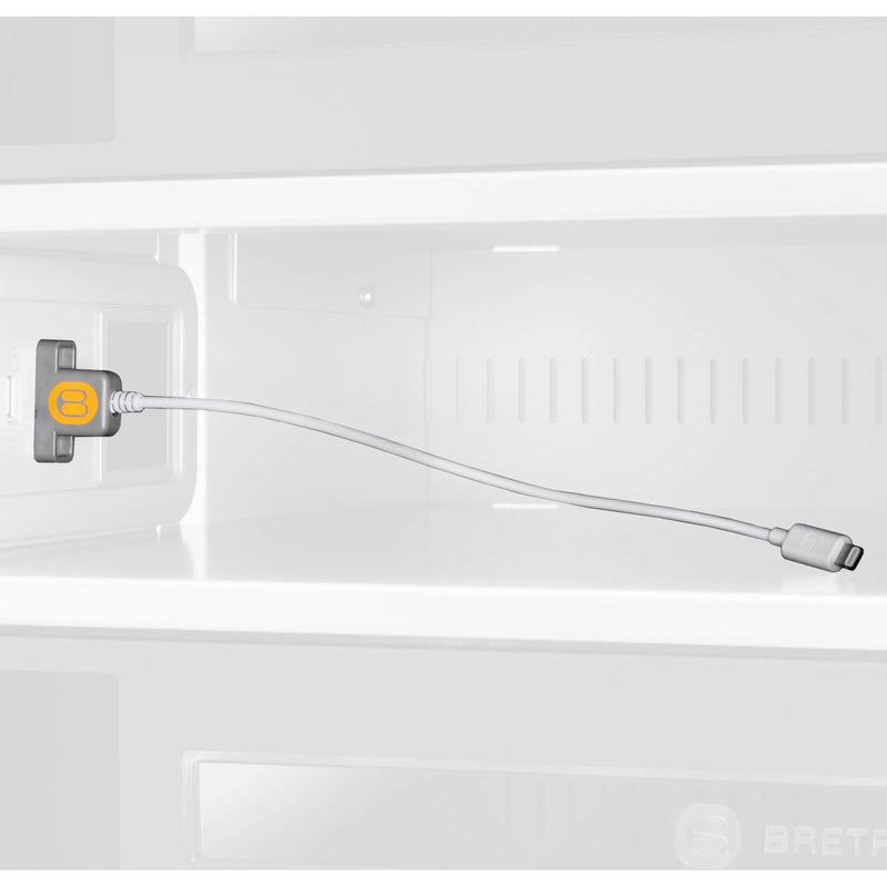 Bretford USB to Lightning Cable with Cable Retention Clip for TechGuard Charging Locker (1-Pack, 6")