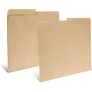 Print File Letter Size Folder with 1" Reinforced Half Tab (Buffered Dark Tan, 50-Pack)