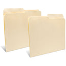 Print File Letter Size Folder with 1" Reinforced Half Tab (Buffered Light Cream, 50-Pack)