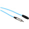 Cable Techniques 3.5mm TRS to TA3F Unbalanced Cable (18", Blue)