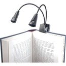 K&M 12244 FlexLight - Dual-Headed Music-Stand Light (2 LEDs per Head)