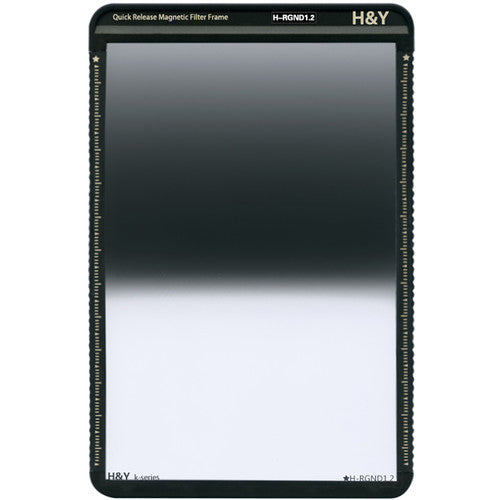 H&Y Filters 100 x 150mm K-Series Reverse-Graduated Neutral Density 1.2 Filter (4 Stops) w/Quick Release Magnetic Filter Frame