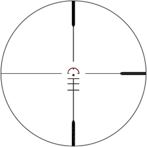 Konus 3x30 SightPro-PTS2 Prism Sight (Red-Blue Illuminated Reticle, Matte Black)