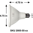 ALZO 18W PAR38 Joyous Dimmable Spotlight Bulb (4-Pack)