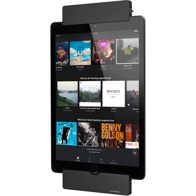 smart things solutions s10b sDock Wall Mount for Select Lightning iOS Devices (Black)