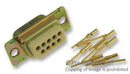 ITT CANNON DEMA9P CONNECTOR, D SUB, PLUG, 9 POSITION