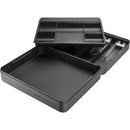 Barska Standard Foldout Cash Box with Key Lock (12", Black)
