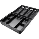 Barska Standard Foldout Cash Box with Key Lock (12", Black)