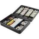 Barska Standard Foldout Cash Box with Key Lock (12", Black)