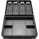 Barska Standard Foldout Cash Box with Key Lock (12", Black)