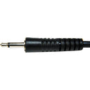 Nisha Miniphone 1/8" (3.5mm) Male to PC Male Sync Cord (16")
