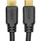 Rocstor Y10C159-B1 Premium High-Speed HDMI Cable with Ethernet (Black, 3')