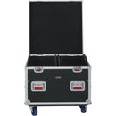 Gator G-Tour Series 12mm ATA Truck Pack Trunk with Casters and Dividers (30 x 30 x 27")
