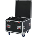 Gator G-Tour Series 12mm ATA Truck Pack Trunk with Casters and Dividers (30 x 30 x 27")