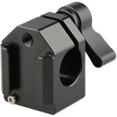 CAMVATE 15mm Rod Clamp with Cold Shoe (Black Knob)