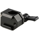 CAMVATE 15mm Rod Clamp with Cold Shoe (Black Knob)