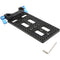 CAMVATE Multipurpose Cheese-Style Mounting Plate with 15mm Rod Block (Blue Levers)